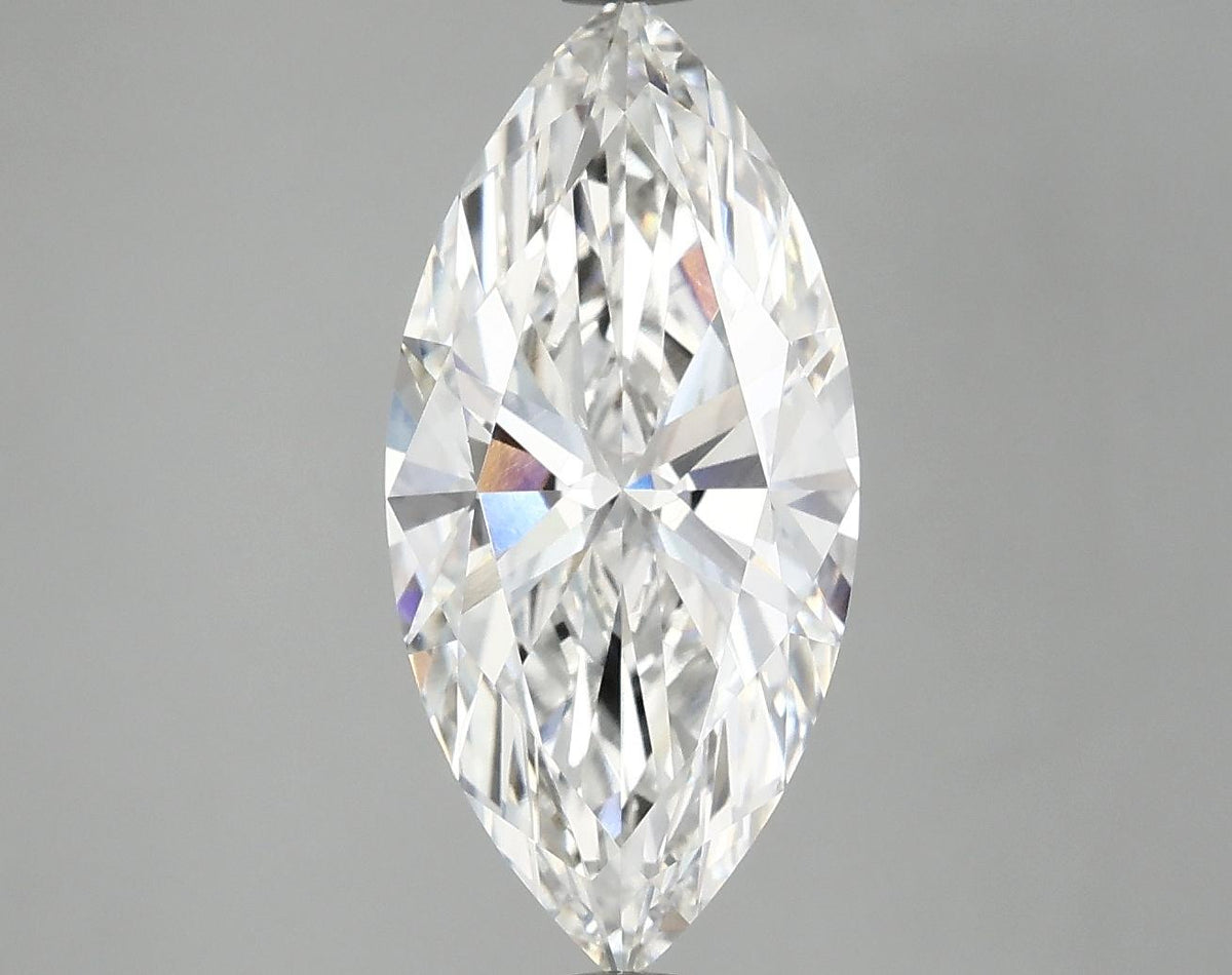 2.97 Carat Marquise Shaped Excellent Cut VVS2 IGI Certified Lab Grown Diamond