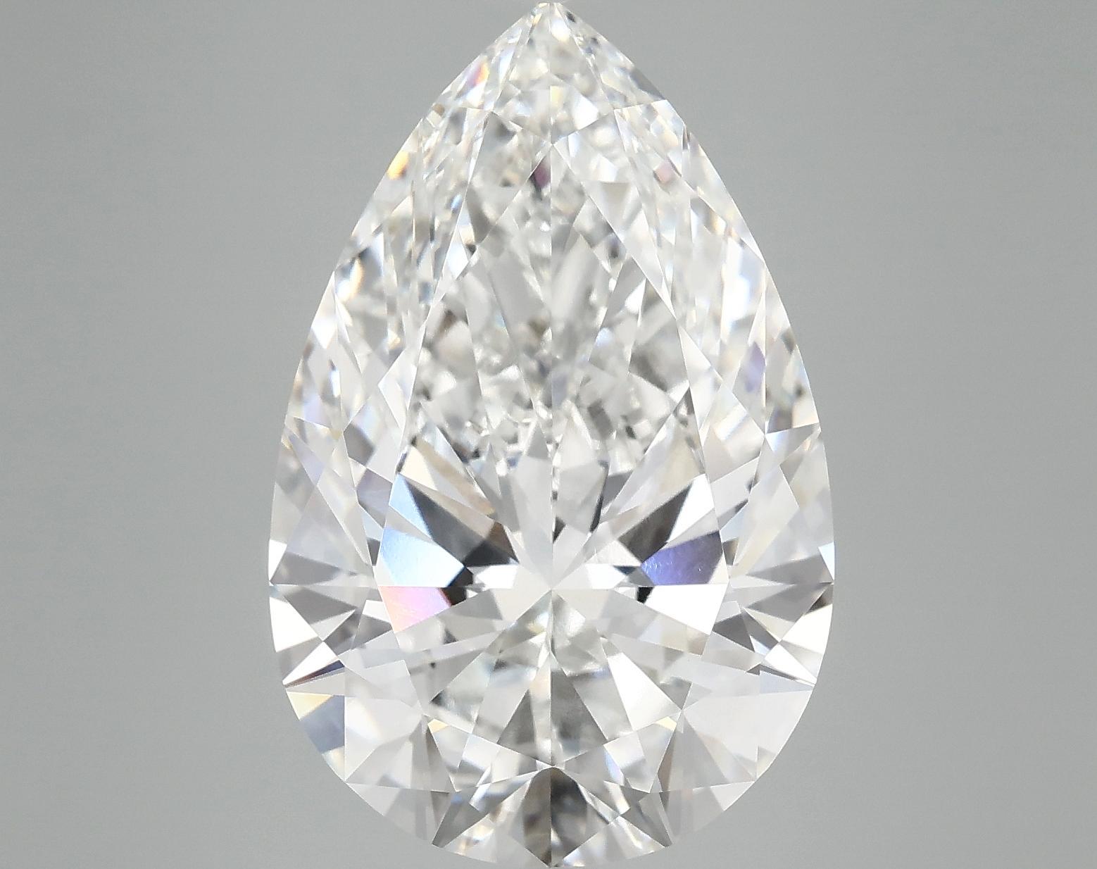 9.04 Carat Pear Shaped Excellent Cut VVS2 IGI Certified Lab Grown Diamond