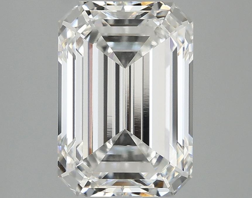 3.1 Carat Emerald Shaped Ideal Cut VVS2 IGI Certified Lab Grown Diamond
