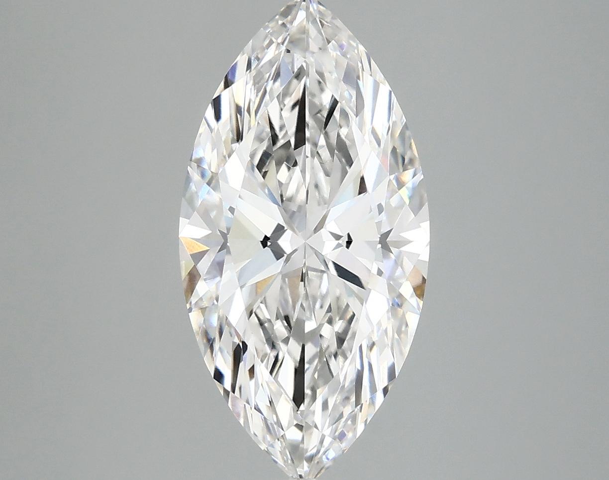 3.04 Carat Marquise Shaped Ideal Cut VVS2 IGI Certified Lab Grown Diamond