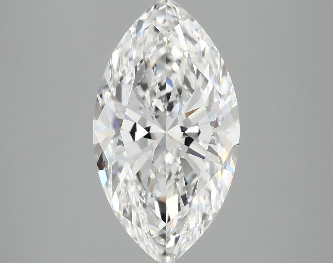3.01 Carat Marquise Shaped Excellent Cut VVS2 IGI Certified Lab Grown Diamond
