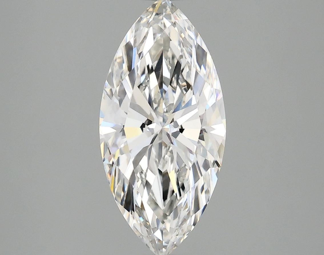 2.02 Carat Marquise Shaped Excellent Cut VVS2 IGI Certified Lab Grown Diamond