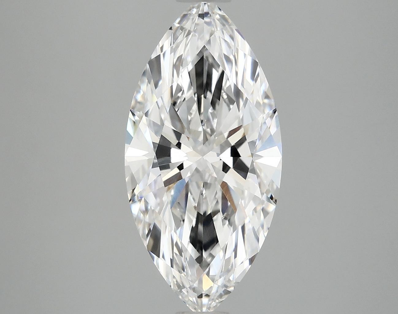 3.09 Carat Marquise Shaped Excellent Cut VVS2 IGI Certified Lab Grown Diamond