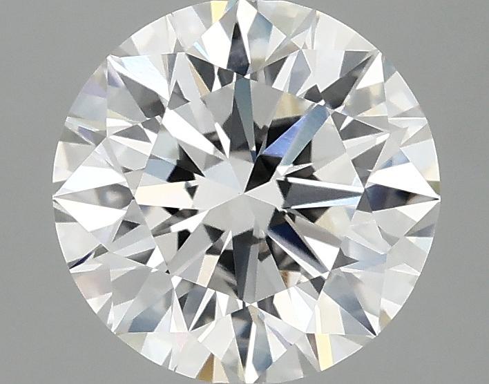 2.02 Carat Round Shaped Ideal Cut VVS2 IGI Certified Lab Grown Diamond