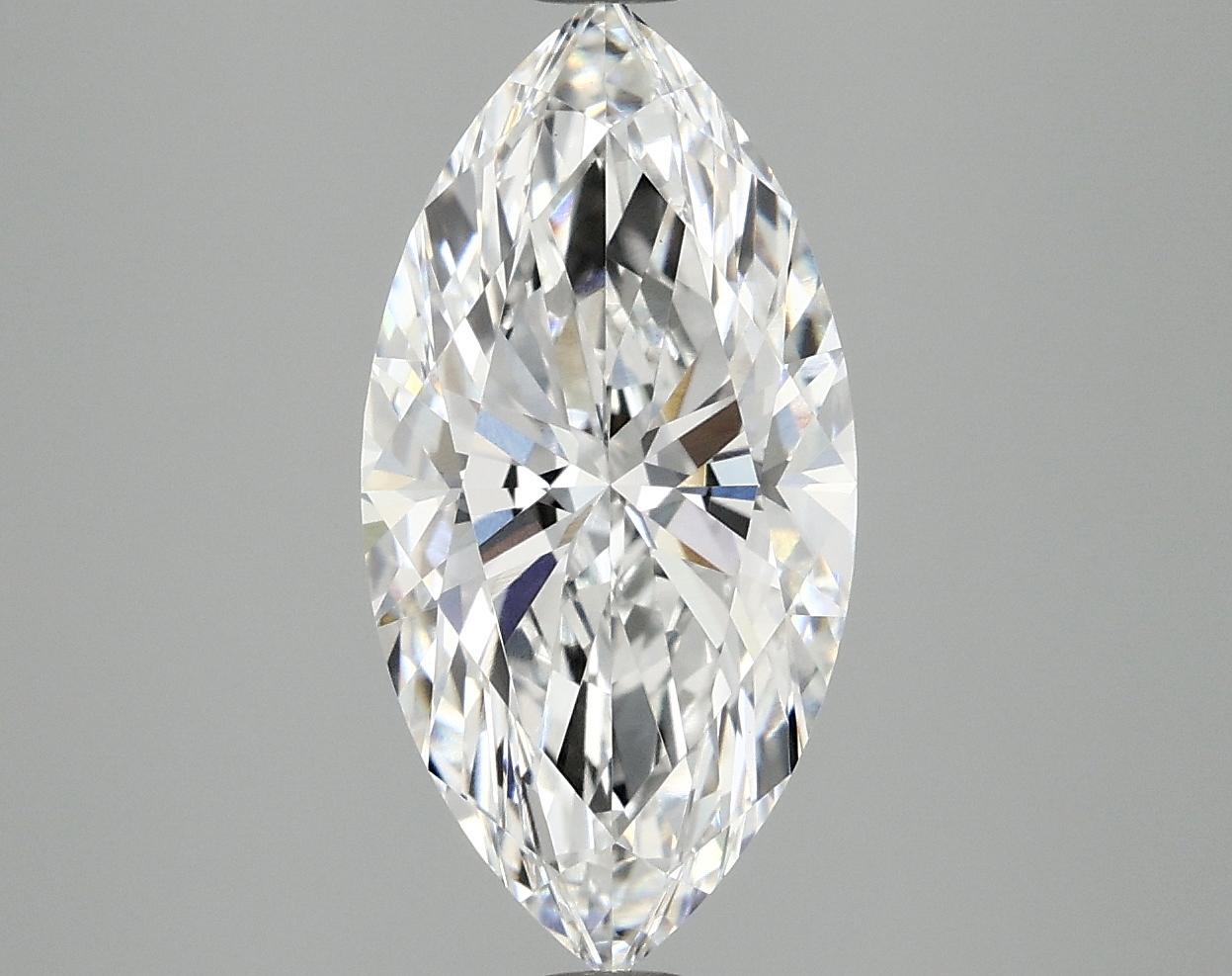 3.1 Carat Marquise Shaped Ideal Cut VVS2 IGI Certified Lab Grown Diamond