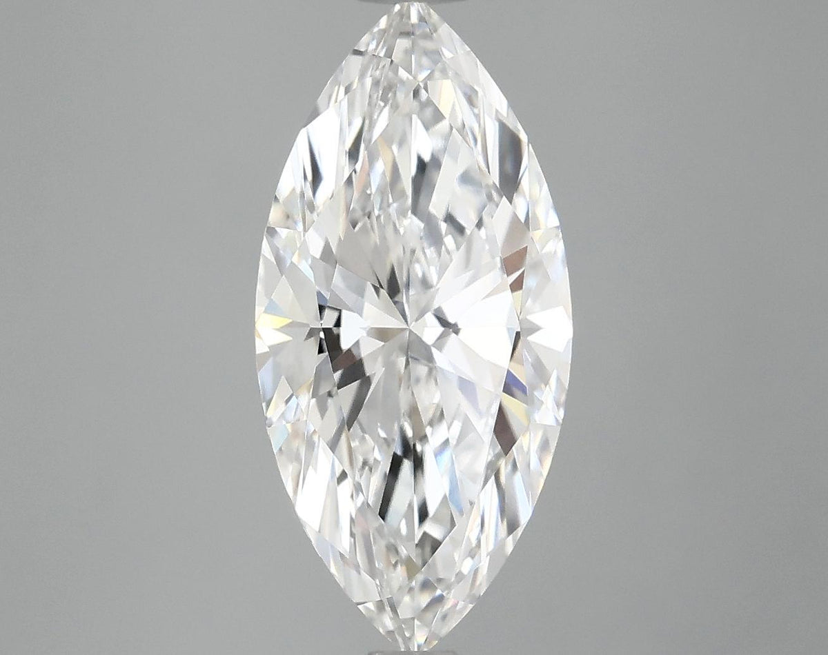 3.06 Carat Marquise Shaped Excellent Cut VVS2 IGI Certified Lab Grown Diamond