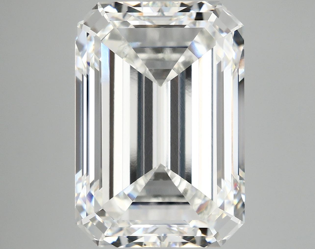 10.58 Carat Emerald Shaped Ideal Cut VVS2 IGI Certified Lab Grown Diamond