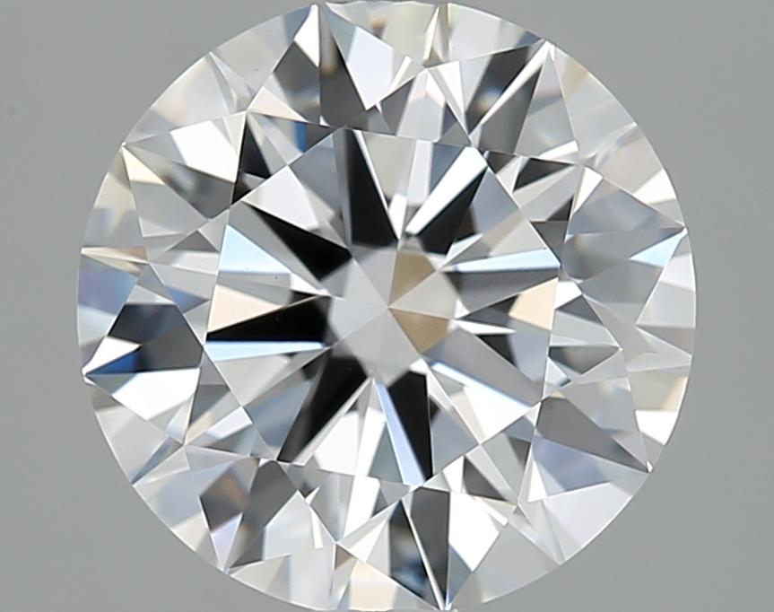 2.09 Carat Round Shaped Ideal Cut VVS2 IGI Certified Lab Grown Diamond