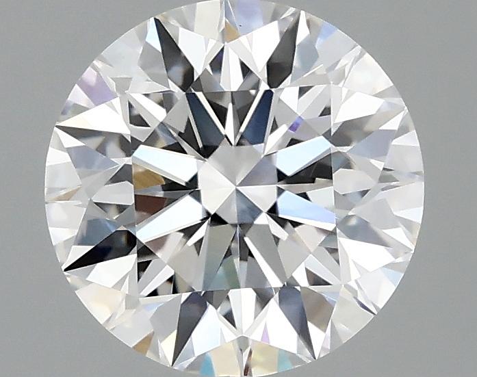 2.07 Carat Round Shaped Excellent Cut VVS2 IGI Certified Lab Grown Diamond