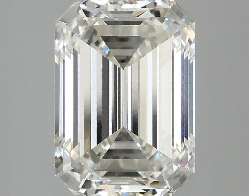 3.08 Carat Emerald Shaped Ideal Cut VVS2 IGI Certified Lab Grown Diamond