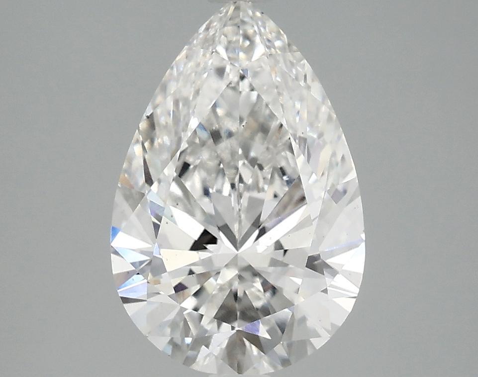 2.5 Carat Pear Shaped Excellent Cut VS2 IGI Certified Lab Grown Diamond