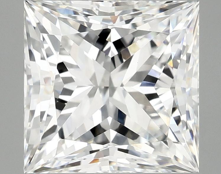 4.08 Carat Princess Shaped Ideal Cut VVS2 IGI Certified Lab Grown Diamond