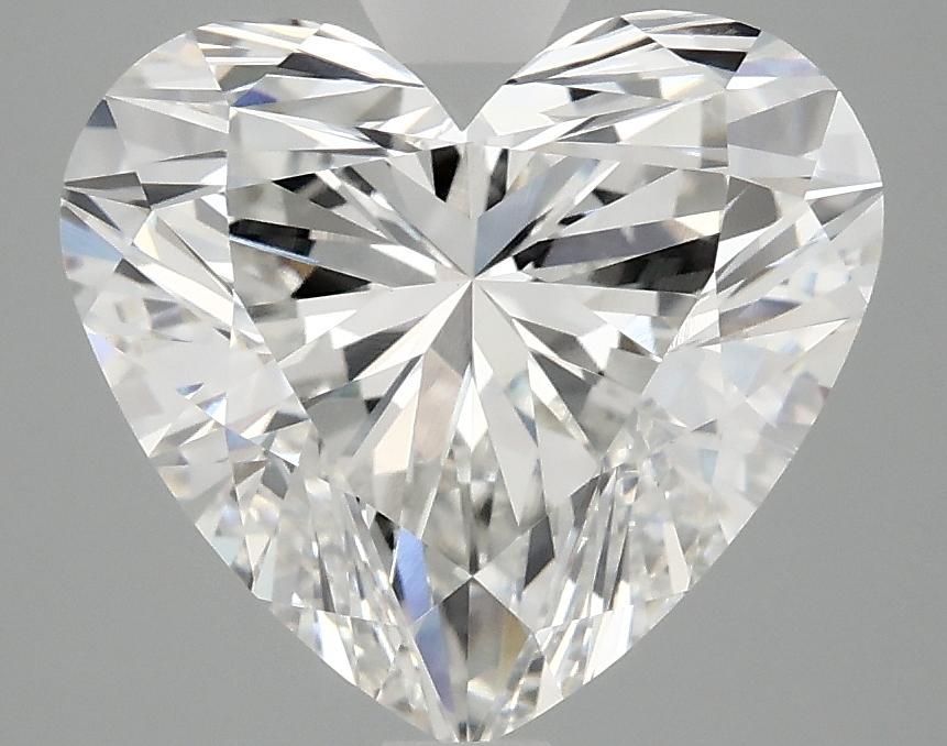 4.08 Carat Heart Shaped Ideal Cut VVS2 IGI Certified Lab Grown Diamond