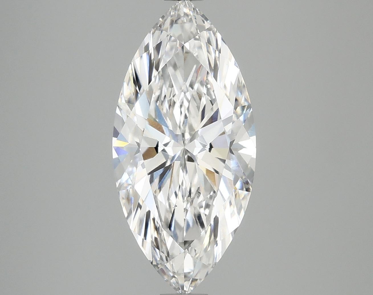 3.04 Carat Marquise Shaped Excellent Cut VS1 IGI Certified Lab Grown Diamond
