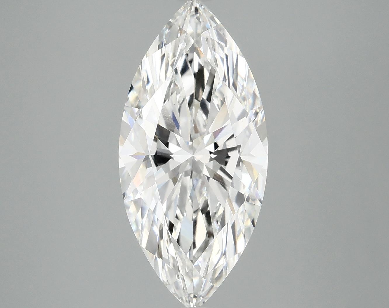 3.09 Carat Marquise Shaped Excellent Cut VS1 IGI Certified Lab Grown Diamond