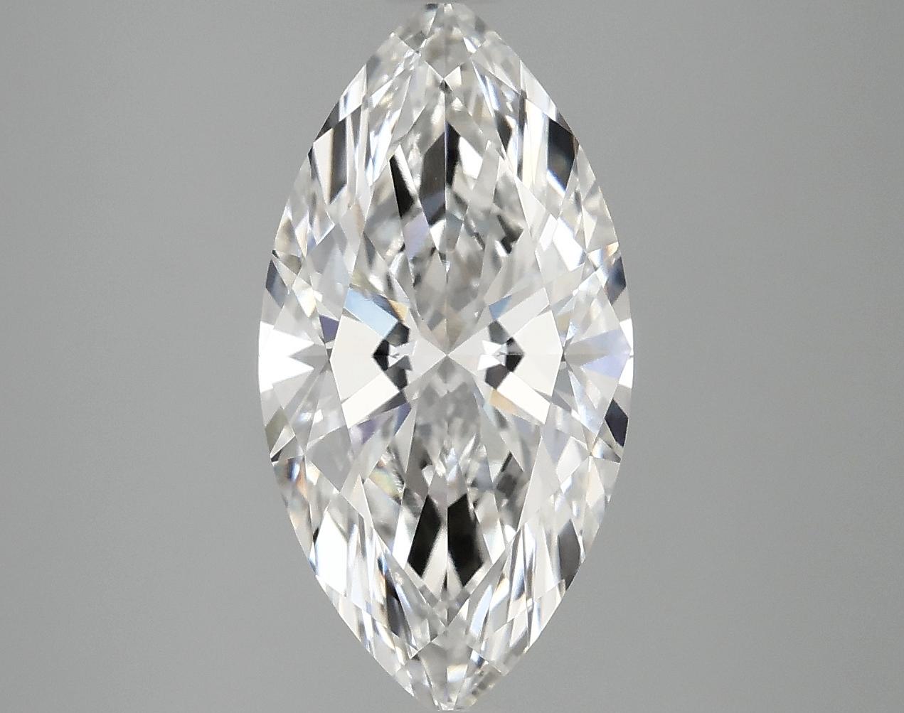 3.09 Carat Marquise Shaped Ideal Cut VVS2 IGI Certified Lab Grown Diamond