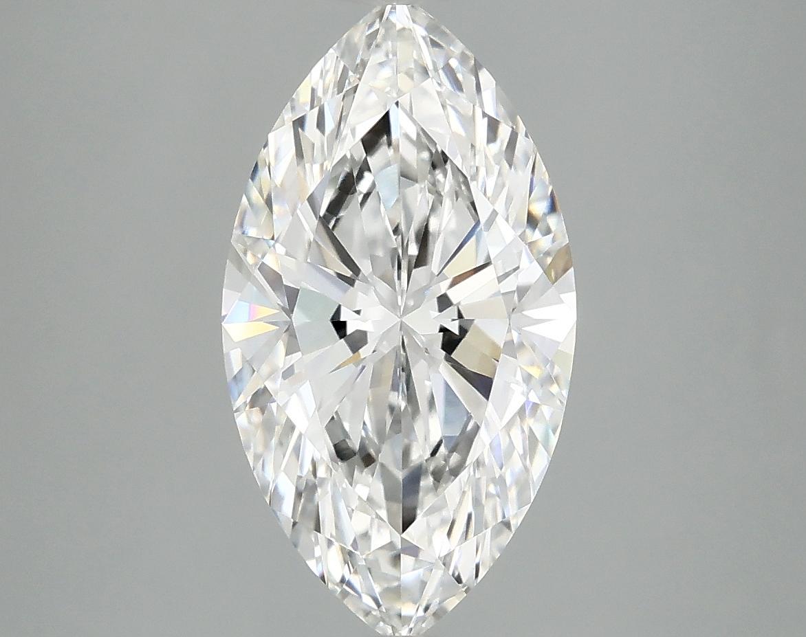3.05 Carat Marquise Shaped Excellent Cut VVS2 IGI Certified Lab Grown Diamond