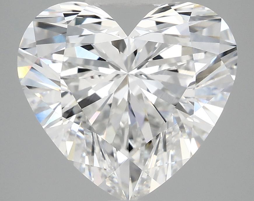 4.19 Carat Heart Shaped Ideal Cut VVS2 IGI Certified Lab Grown Diamond