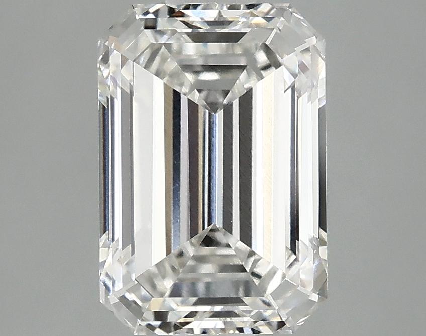 2.99 Carat Emerald Shaped Ideal Cut VVS2 IGI Certified Lab Grown Diamond