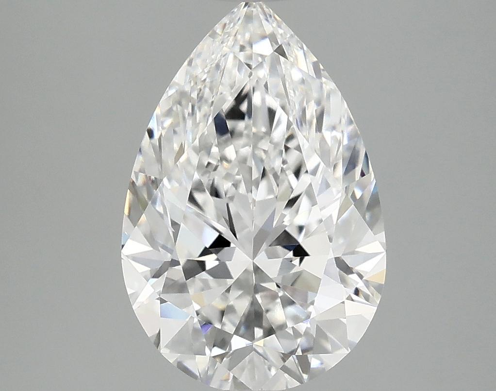 3.05 Carat Pear Shaped Excellent Cut VVS2 IGI Certified Lab Grown Diamond
