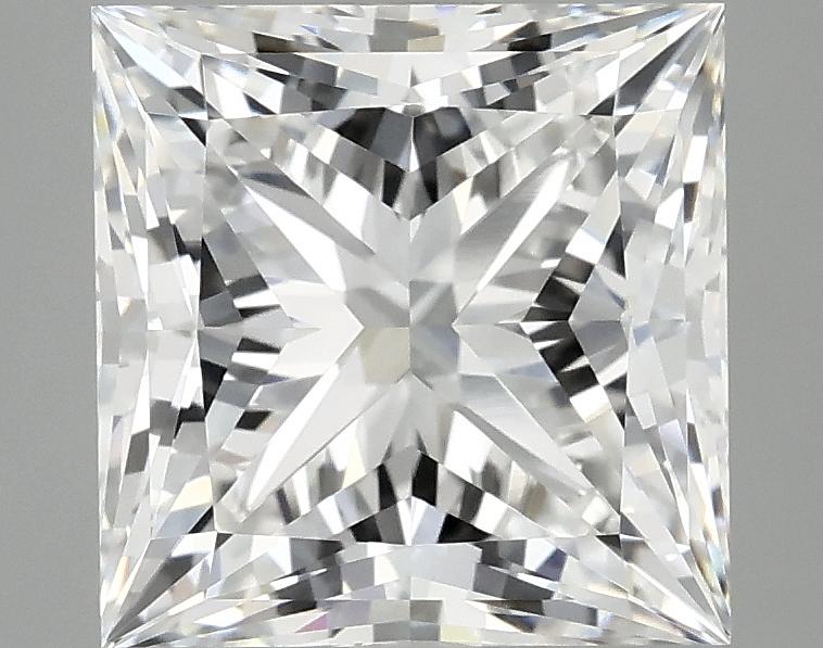 4.31 Carat Princess Shaped Ideal Cut VVS2 IGI Certified Lab Grown Diamond