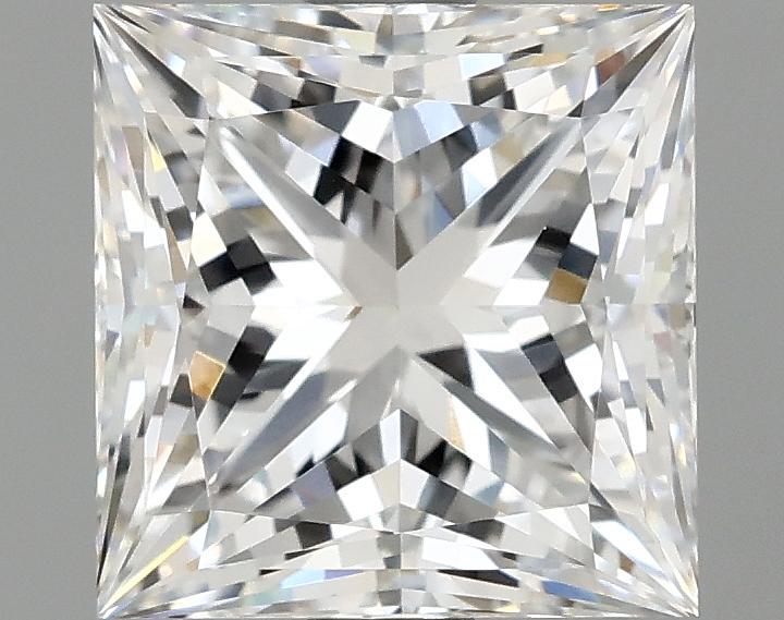 2.08 Carat Princess Shaped Ideal Cut VVS2 IGI Certified Lab Grown Diamond