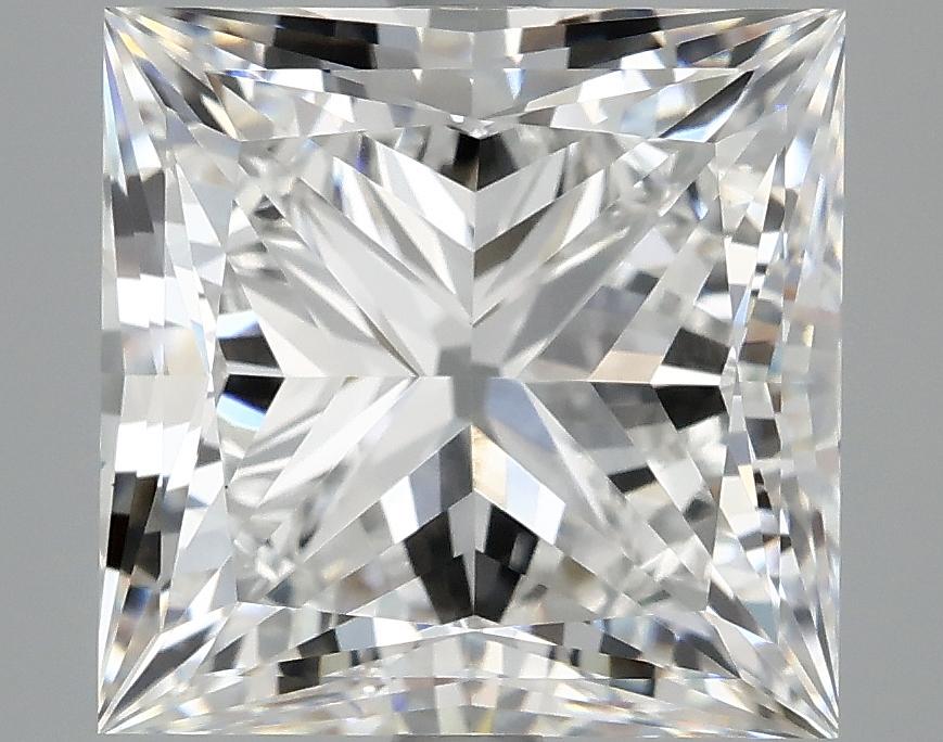 4.98 Carat Princess Shaped Ideal Cut VVS2 IGI Certified Lab Grown Diamond
