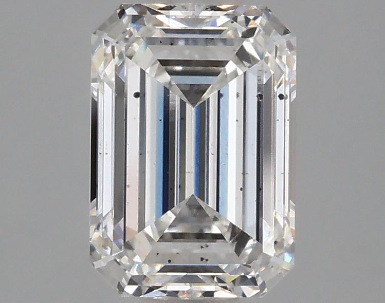2.01 Carat Emerald Shaped Ideal Cut SI1 IGI Certified Lab Grown Diamond