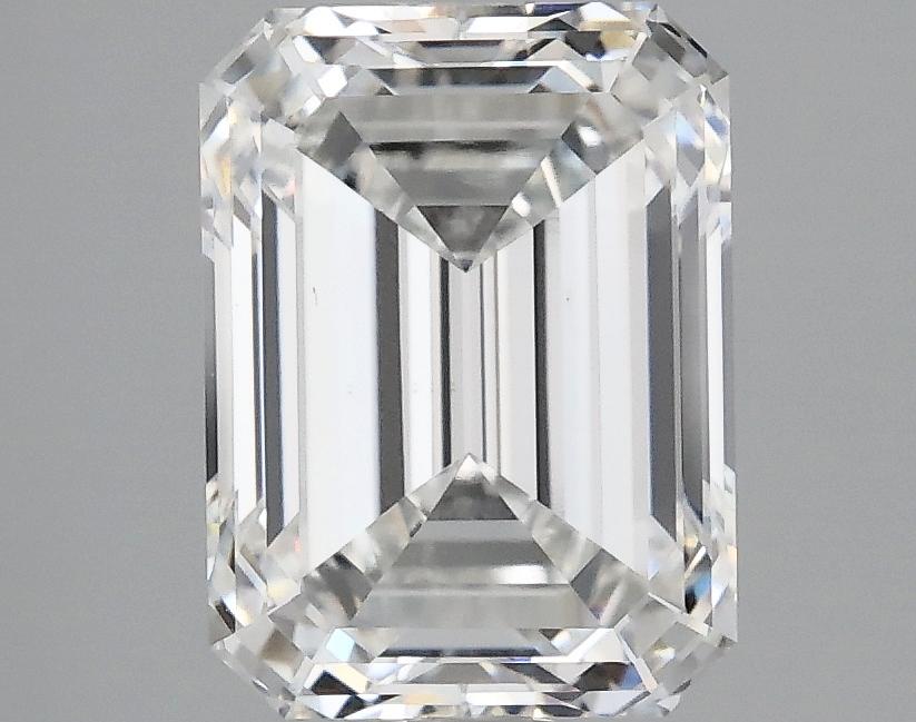 3.04 Carat Emerald Shaped Excellent Cut VVS2 IGI Certified Lab Grown Diamond