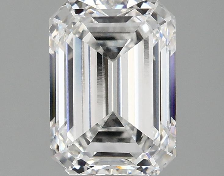 2.1 Carat Emerald Shaped Ideal Cut VVS2 IGI Certified Lab Grown Diamond