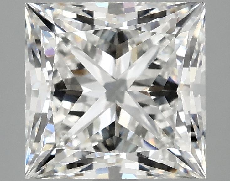 3.85 Carat Princess Shaped Ideal Cut VVS2 IGI Certified Lab Grown Diamond