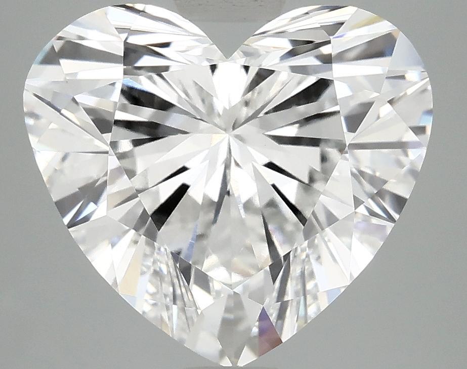 5.02 Carat Heart Shaped Ideal Cut VVS2 IGI Certified Lab Grown Diamond