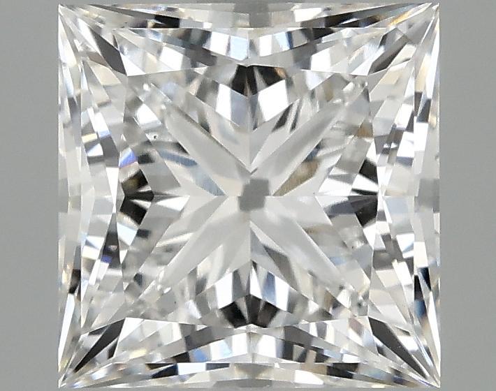 2.09 Carat Princess Shaped Ideal Cut VS1 IGI Certified Lab Grown Diamond