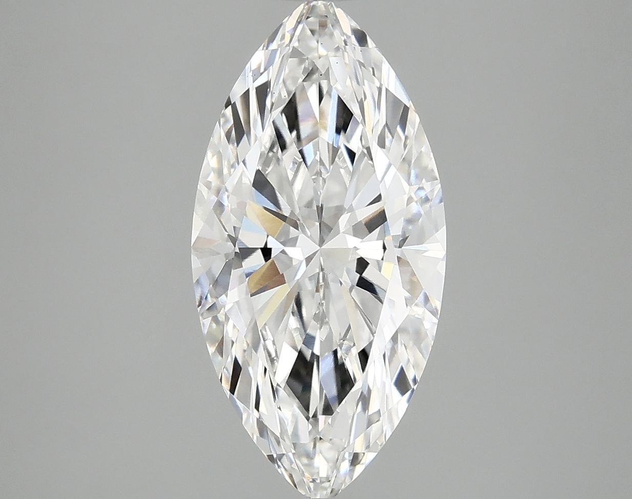 2.87 Carat Marquise Shaped Ideal Cut VS1 IGI Certified Lab Grown Diamond