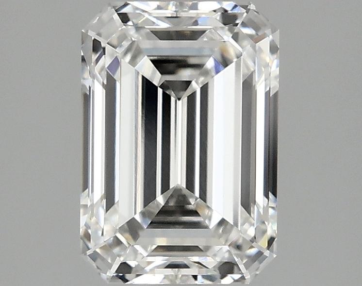 2.1 Carat Emerald Shaped Ideal Cut VVS2 IGI Certified Lab Grown Diamond