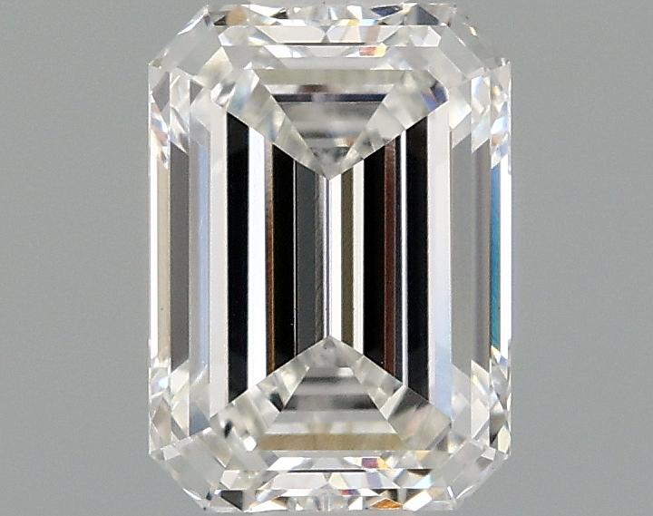 0.97 Carat Emerald Shaped Ideal Cut VVS2 IGI Certified Lab Grown Diamond