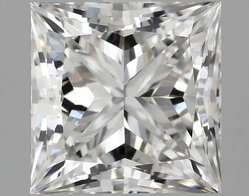 2.55 Carat Princess Shaped Ideal Cut VVS2 IGI Certified Lab Grown Diamond