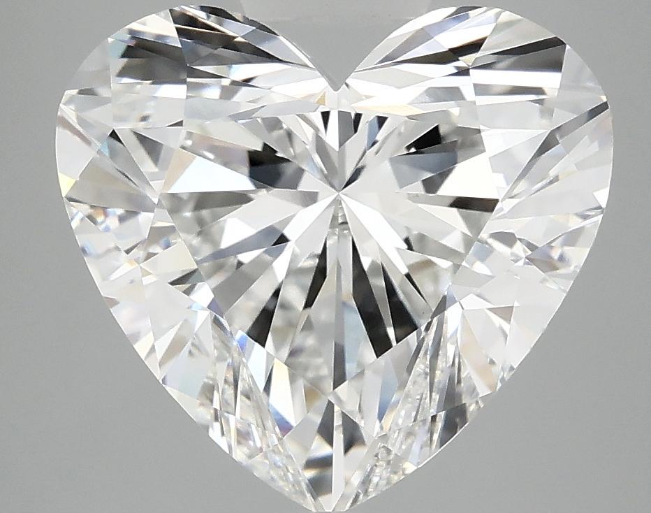 5.04 Carat Heart Shaped Ideal Cut VVS2 IGI Certified Lab Grown Diamond