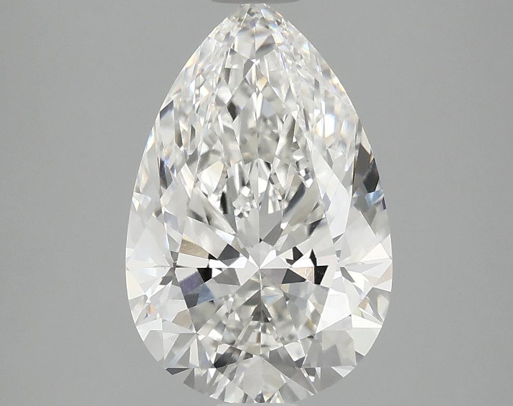 3.04 Carat Pear Shaped Excellent Cut VVS2 IGI Certified Lab Grown Diamond