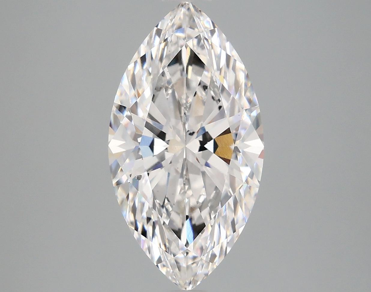 3.05 Carat Marquise Shaped Excellent Cut SI1 IGI Certified Lab Grown Diamond