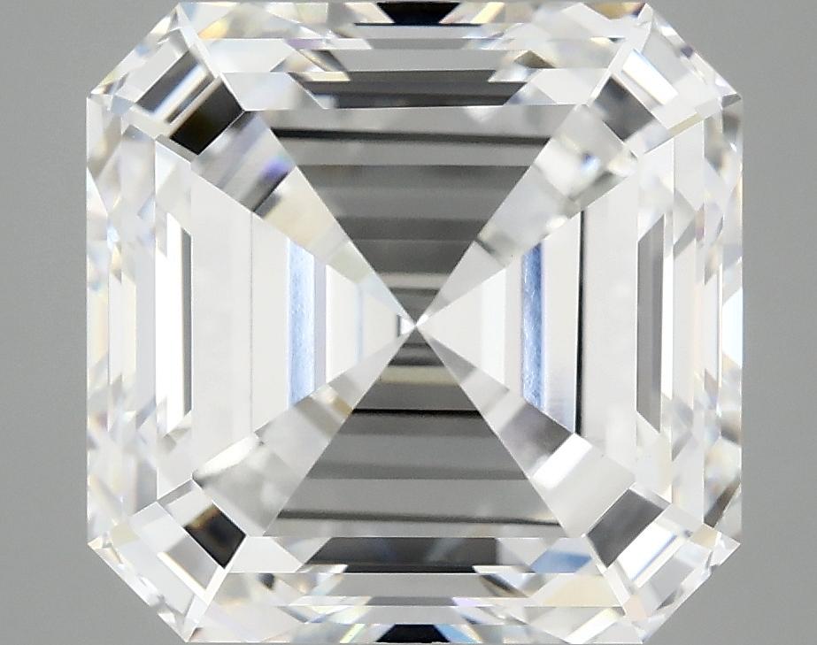 7.68 Carat Asscher Shaped Ideal Cut VVS2 IGI Certified Lab Grown Diamond