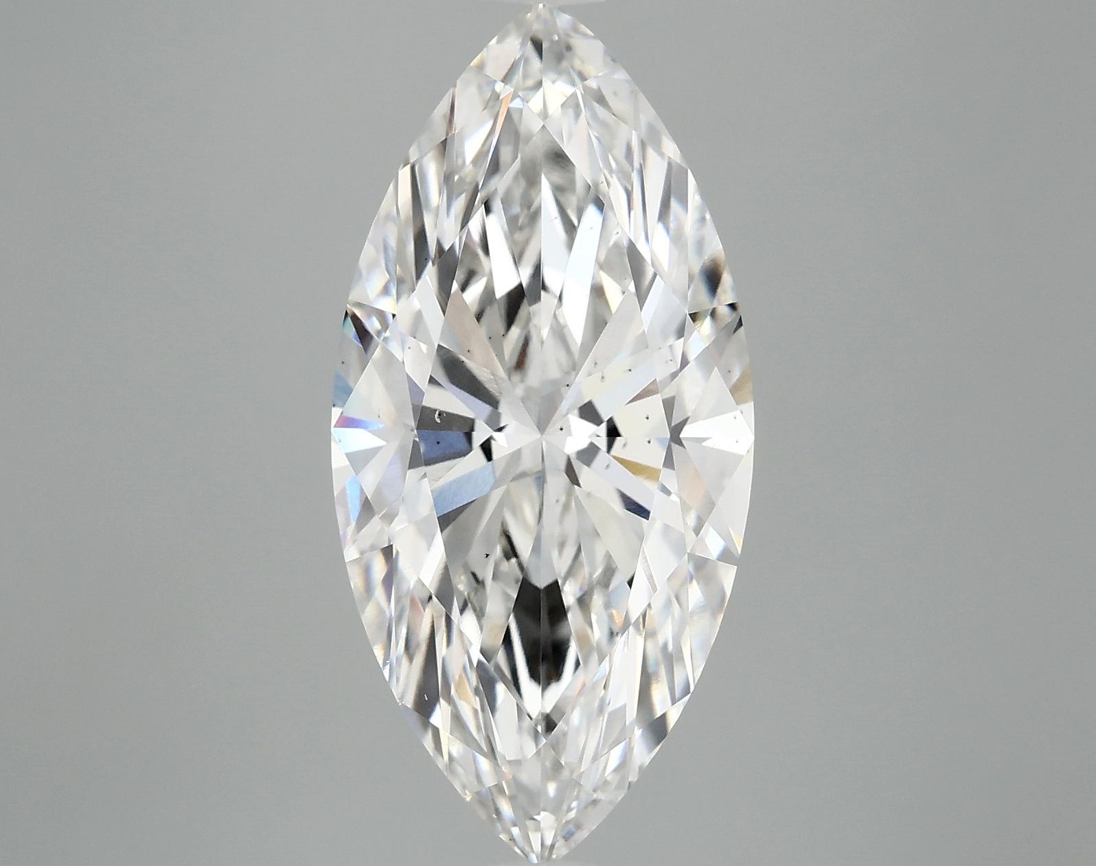 5.08 Carat Marquise Shaped Excellent Cut SI1 IGI Certified Lab Grown Diamond