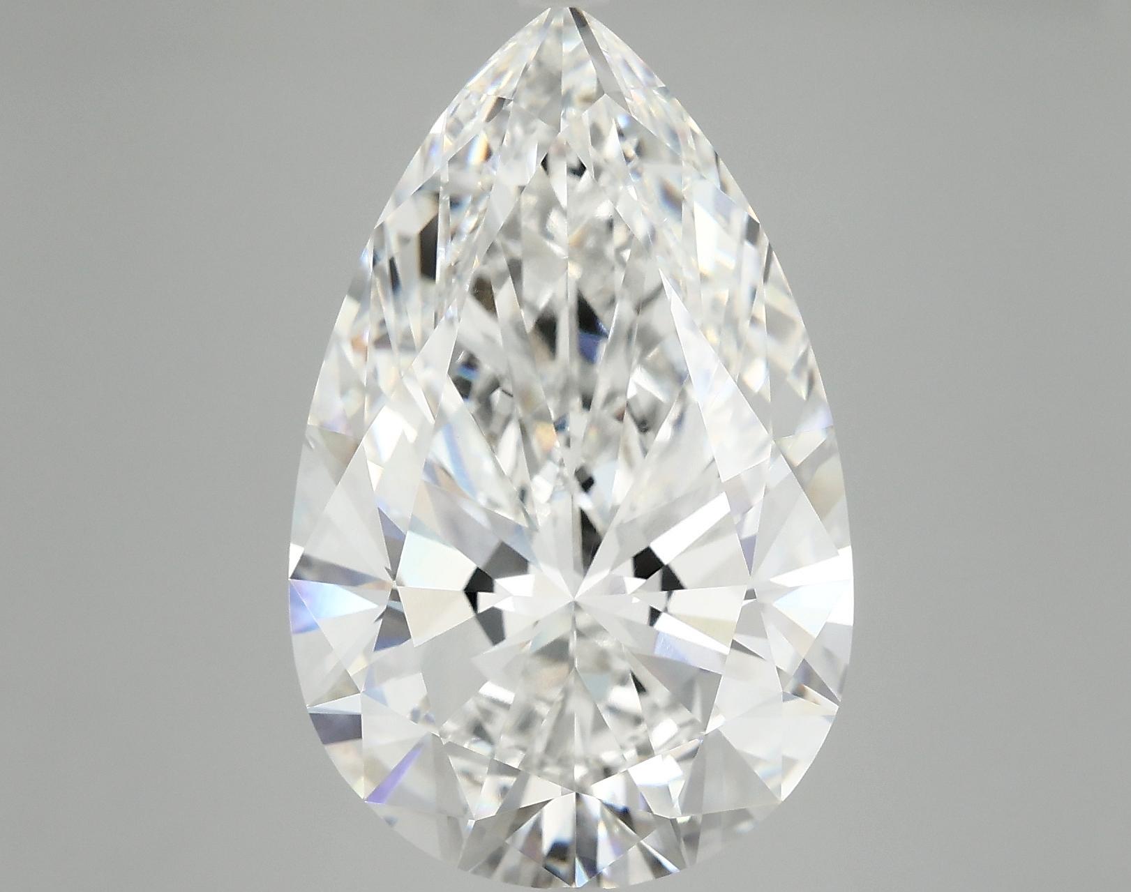 10.08 Carat Pear Shaped Ideal Cut VVS2 IGI Certified Lab Grown Diamond