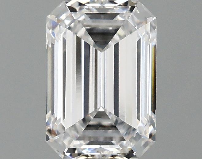 0.97 Carat Emerald Shaped Ideal Cut VVS2 IGI Certified Lab Grown Diamond