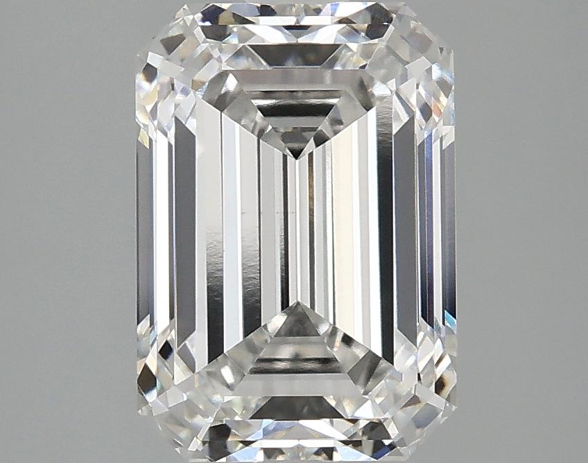 3.03 Carat Emerald Shaped Ideal Cut VVS2 IGI Certified Lab Grown Diamond