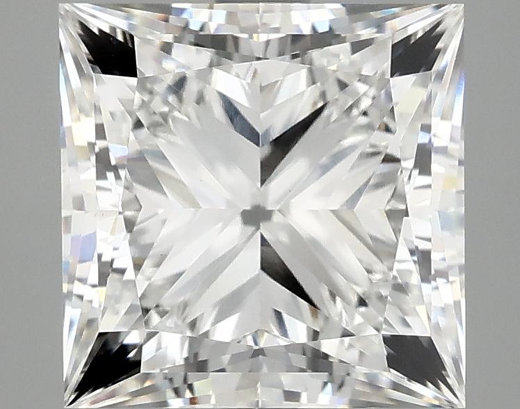 4.13 Carat Princess Shaped Ideal Cut VVS2 IGI Certified Lab Grown Diamond