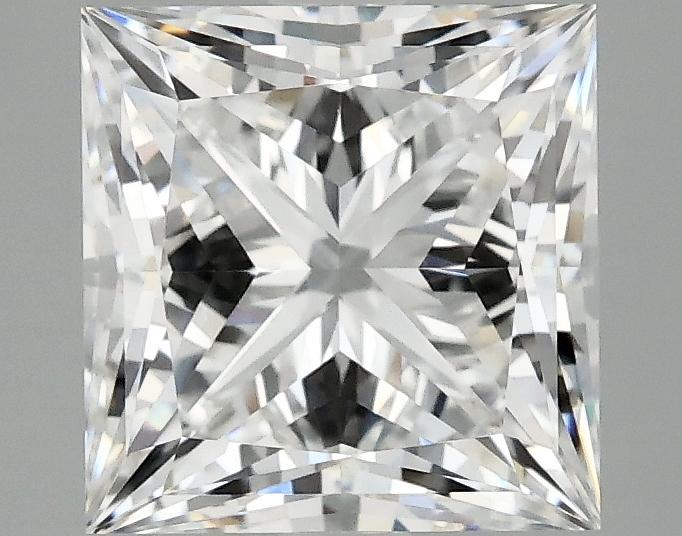 2.93 Carat Princess Shaped Ideal Cut VVS2 IGI Certified Lab Grown Diamond