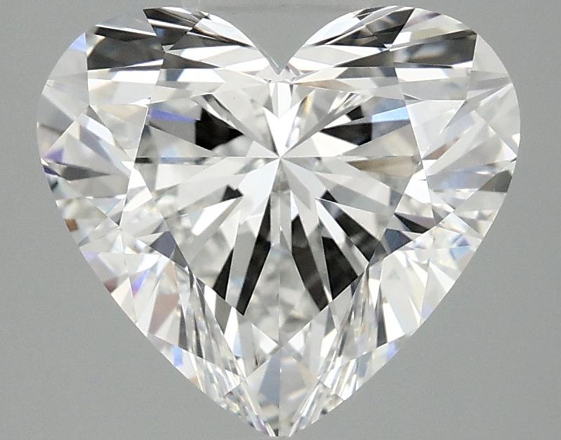 3.09 Carat Heart Shaped Ideal Cut VVS2 IGI Certified Lab Grown Diamond