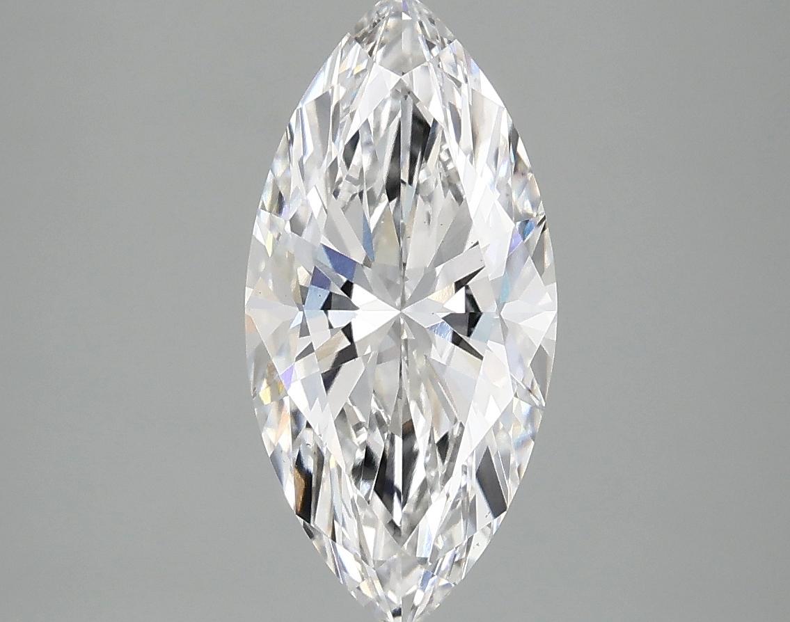 2.05 Carat Marquise Shaped Excellent Cut VS1 IGI Certified Lab Grown Diamond