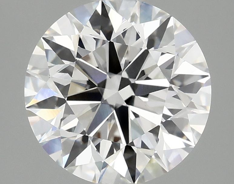 3.08 Carat Round Shaped Excellent Cut VVS2 IGI Certified Lab Grown Diamond